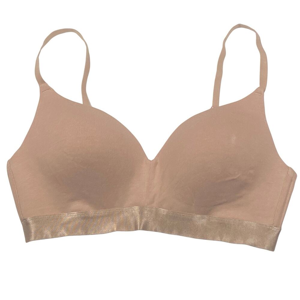 Arizona Body Wirefree Bra Women's 34B Beige Comfort Adjustable
